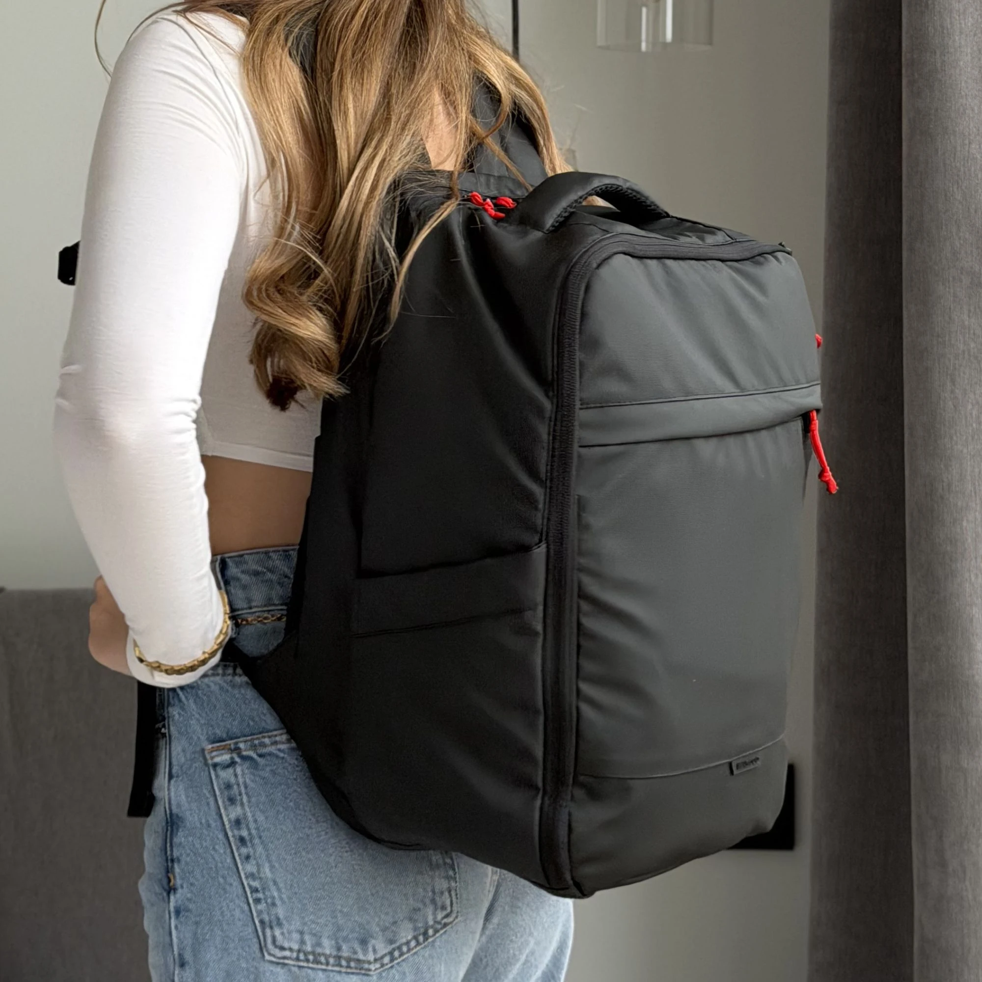 Рюкзак 40х30х20 Leon Lite Black (Ryanair / Wizz Air Size) для ручної поклажі - Зображення 11
